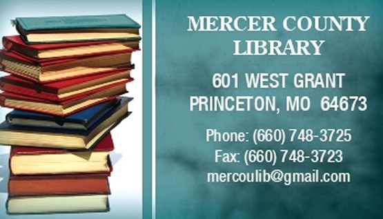 Photo of Mercer County Library information card