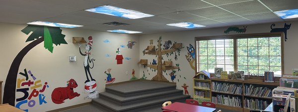 Children's area of the library.